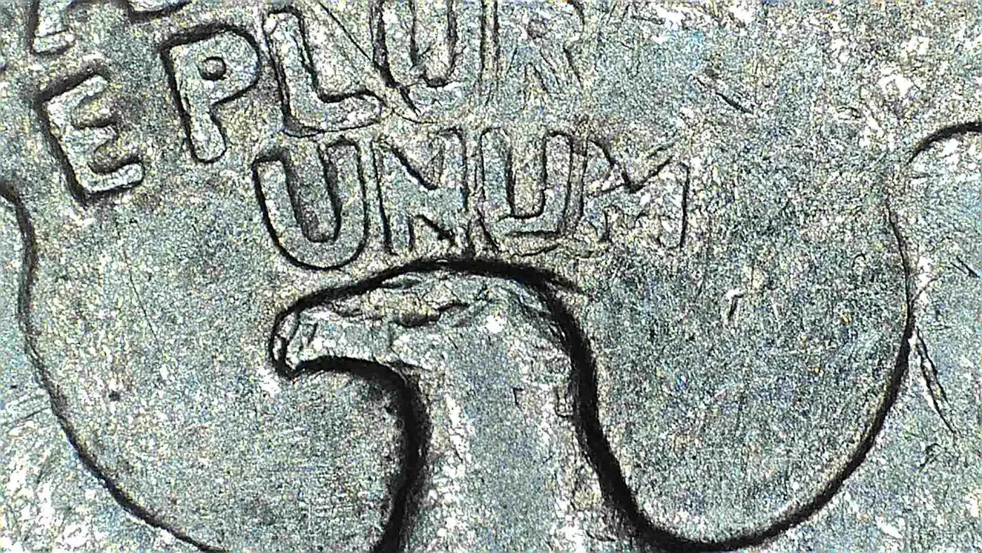How-Much-Is-This-1981-P-Quarter-Worth-With-This-Struck-Through-Grease-And-Maybe-A-DDR-Eagle-Worth?